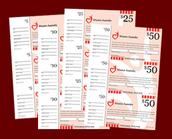 Mission Australia vouchers